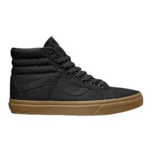 Vans Men's Sk8-Hi Reissue (Canvas Gum) Black/Light Gum